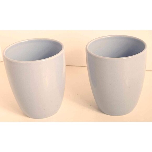 Corelle Coordinates Stoneware Light Blue Coffee Cocoa Tea Mugs Set Of 2 - Picture 4 of 6